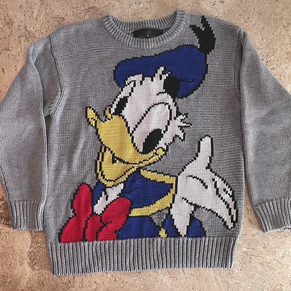 Donald Duck Graphic Knit Sweater